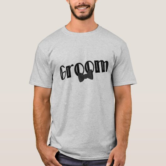 Groom Wedding Party T-Shirt (Vorderseite)