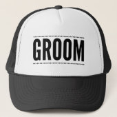 Groom Wedding Trucker Hat Truckerkappe (Vorderseite)