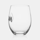 Groom Wedding Weinglas Ohne Stiel (Links)