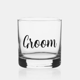 Groom Wedding Whiskyglas