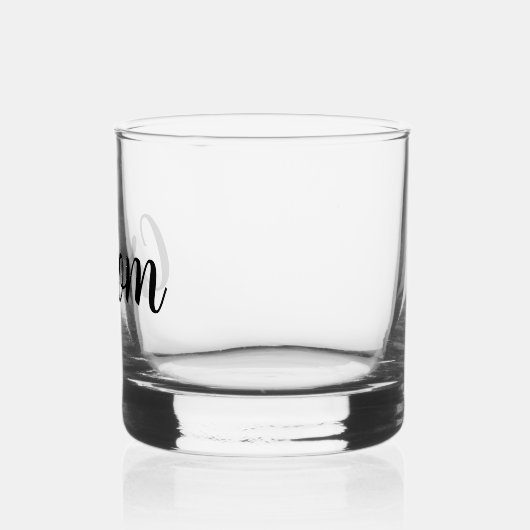 Groom Wedding Whiskyglas (Links)