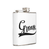 Groom Wedding word art  Flachmann (Rechts)