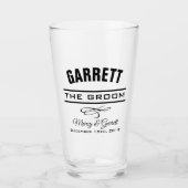 GROOM WEDING PARTY TUMBLER GLASS (Vorderseite)