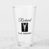 GROOM WEDING PARTY TUMBLER GLASS (Vorderseite)