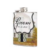 Groom Whiskey Flask Sunset Stall Land Rustikale Fi Flachmann (Links)