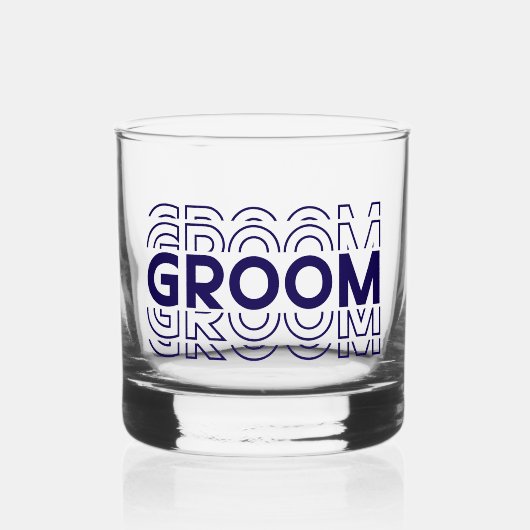 Groom Whiskyglas (Vorderseite)