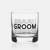Groom Whiskyglas (Vorderseite)