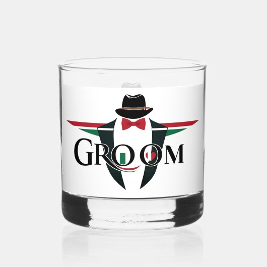 Groom Whiskyglas (Vorderseite)
