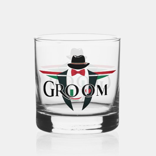 Groom Whiskyglas (Rückseite)