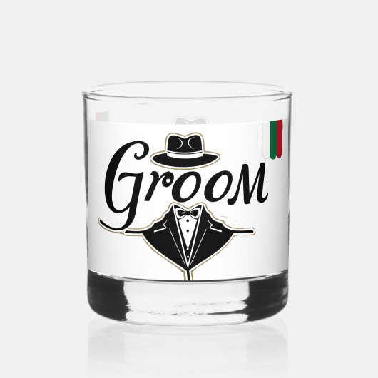 Groom Whiskyglas (Vorderseite)