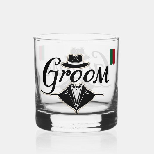 Groom Whiskyglas (Rückseite)