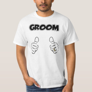 Groom wirbelt hoch T-Shirt