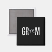 Groom zu Hochzeit 1 Magnet (Vorderseite/Rückseite)