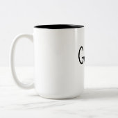 Groom Zweifarbige Tasse (Links)