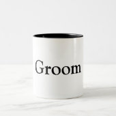 Groom Zweifarbige Tasse (Mittel)