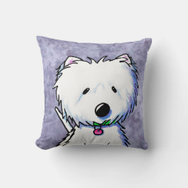 Groomed Gorgeous KiniArt Westie Pillow Kissen