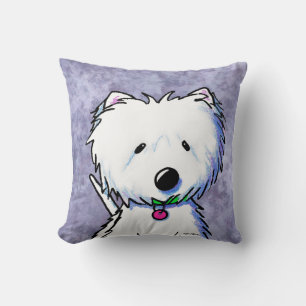 Groomed Gorgeous Westie Kissen
