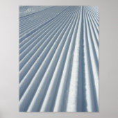 Groomed Ski Snowboard Trail Poster (Vorne)