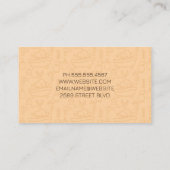 Groomer Bathing Dog Visitenkarte (Rückseite)