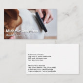 Groomer Combing Dog Hair Visitenkarte (Vorne/Hinten)