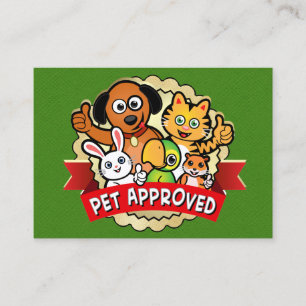 Groomer, Hunde Walker, Tierarzt, etc. Visitenkarte