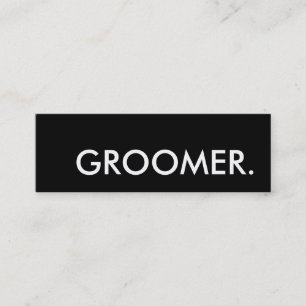 Groomer. LoyalitätsLochkarte Treuekarte