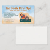 Groomer Shave Dog Fur Visitenkarte (Vorne/Hinten)