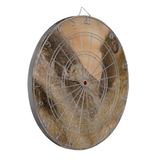 Grooming Baboons Dartscheibe (Vorderseite Links)