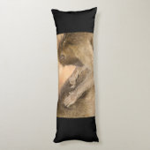 Grooming Baboons Seitenschläferkissen (Rückseite (Vertikal))