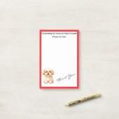 Grooming Personalized Luxury Trendy Collection Post-it Klebezettel (Auf Schreibtisch)