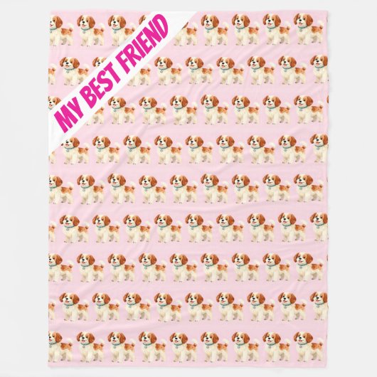 Grooming Personalized Trendy Collection Fleecedecke (Vorderseite)