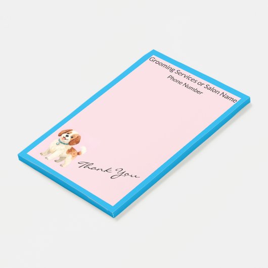 Grooming Personalized Trendy Collection Post-it Klebezettel (angewinkelt)