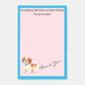 Grooming Personalized Trendy Collection Post-it Klebezettel (Vorderseite)