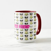 Grooming Pet Personalized Luxury Trendy Collection Tasse (VorderseiteRechts)