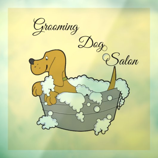 Grooming Salon Fensteraufkleber (Blatt 3)