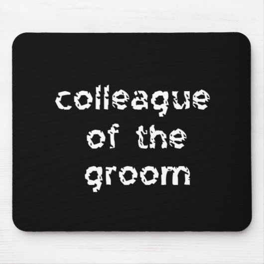 Groomkollege Mousepad (Vorne)