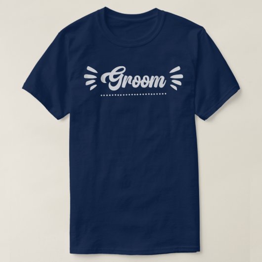 Grooms Bachelor Crew Party Squad Team Groom T-Shirt (Design vorne)