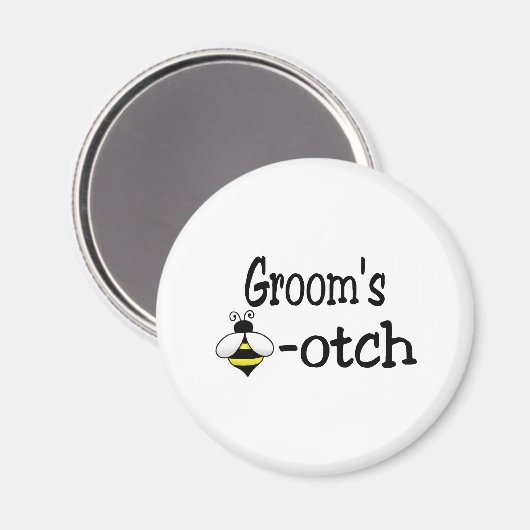 Groom's Bee-Och Magnet (Vorderseite/Rückseite)