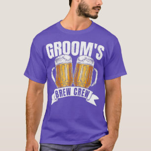 Grooms Brew Crew – lustige Gruppe, Biertrinkteam T-Shirt