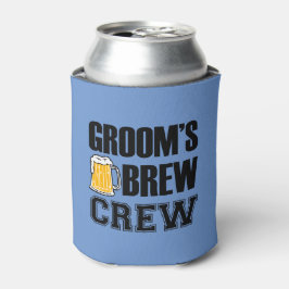 Groom's Brew Crew lustiges Trauzeuge Bier Dosenkühler