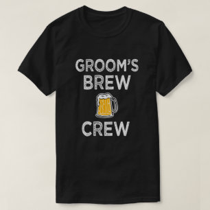 Groom's Brew Crew Männer Trauzeuge Party Shirt