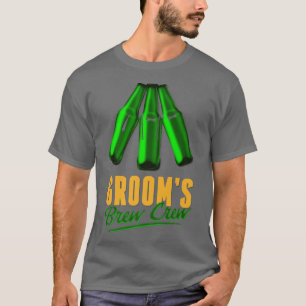 Grooms Brew Crew Trauzeuge Funny Beer Team Bachelo T-Shirt