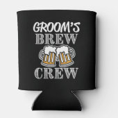 Groom's Brew Crew Trauzeugen - Trauzeuge kann Bier Dosenkühler (Rückseite)