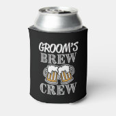 Groom's Brew Crew Trauzeugen - Trauzeuge kann Bier Dosenkühler (Kanne Rückseite)