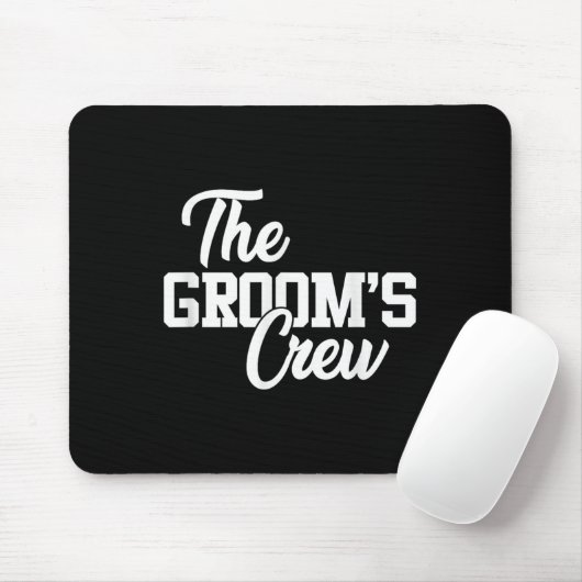 Grooms Crew Funny Wedding oder Bachelor Party Gi Mousepad (Mit Mouse)