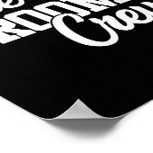 Grooms Crew Funny Wedding oder Bachelor Party Gi Poster (Ecke)