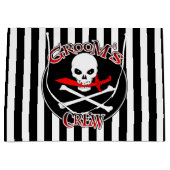 Grooms Crew-Geschenktasche Große Geschenktüte (Vorderseite)