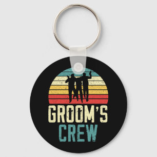Grooms Crew Groom Squad Stag Night Bachelor Party Schlüsselanhänger