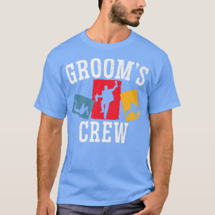 Grooms Crew Groom Squad Stag Night Bachelor Party T-Shirt