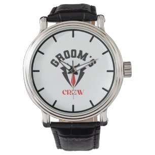 Groom's Crew - Moderne Trauzeugen Bachelor Party Armbanduhr